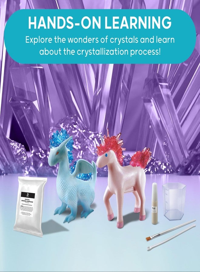 Discovery™ Dragon & Unicorn Crystal Grow Kit, DIY STEM Activity Set, Educational Arts & Crafts for Kids, Children's Chemistry & Science Learning Toy, Fun & Safe Science Project Gift Ages 8+ - Image 4